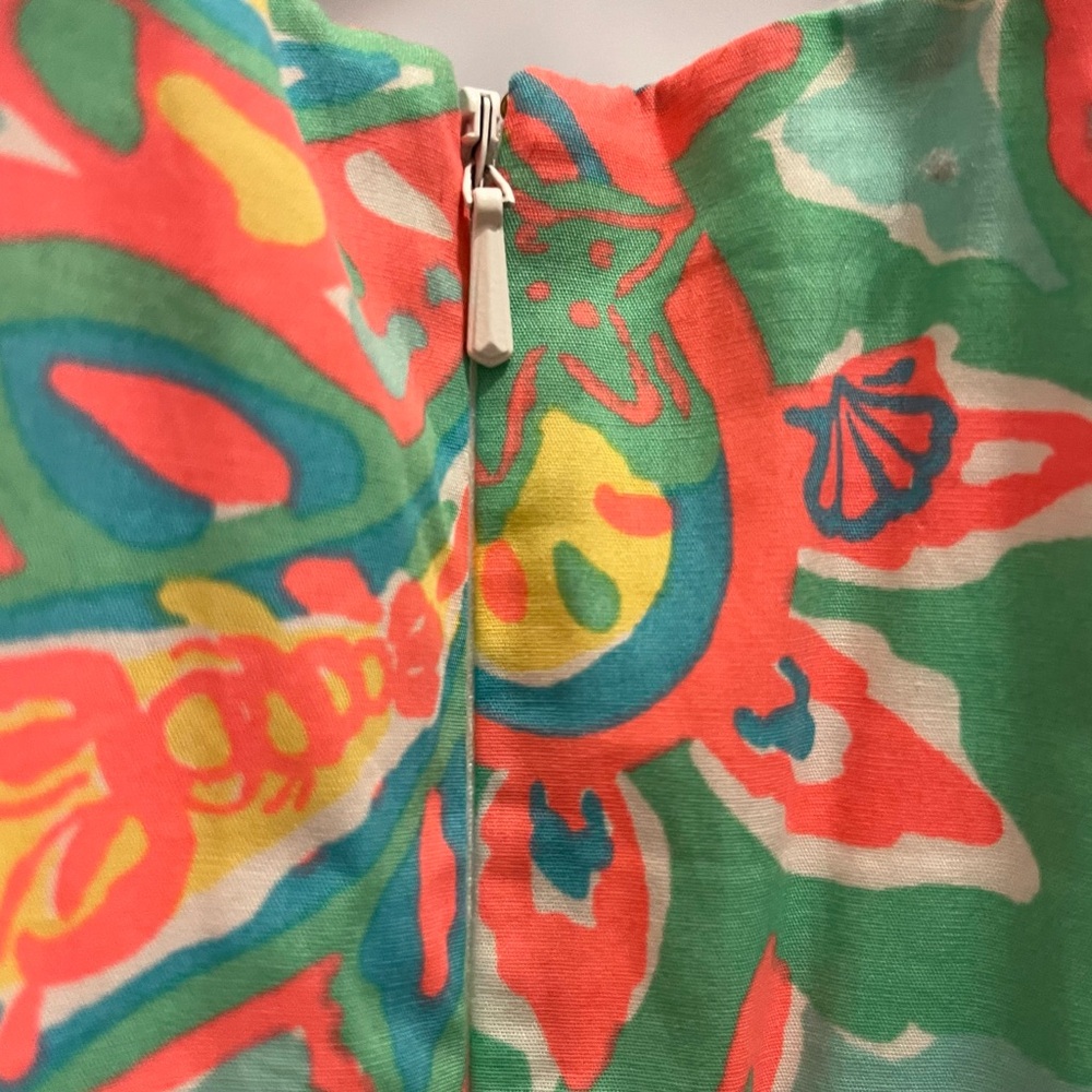 NWOT! Lilly Pulitzer Zo Dress-Sand Bar Blu Make a Splash Print. - Picture 9 of 15